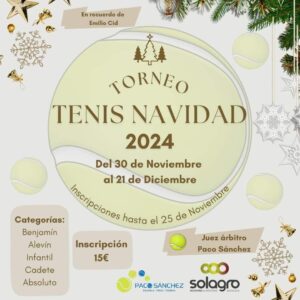 TORNEO DE NAVIDAD EN CLUB TENIS TOLEDO